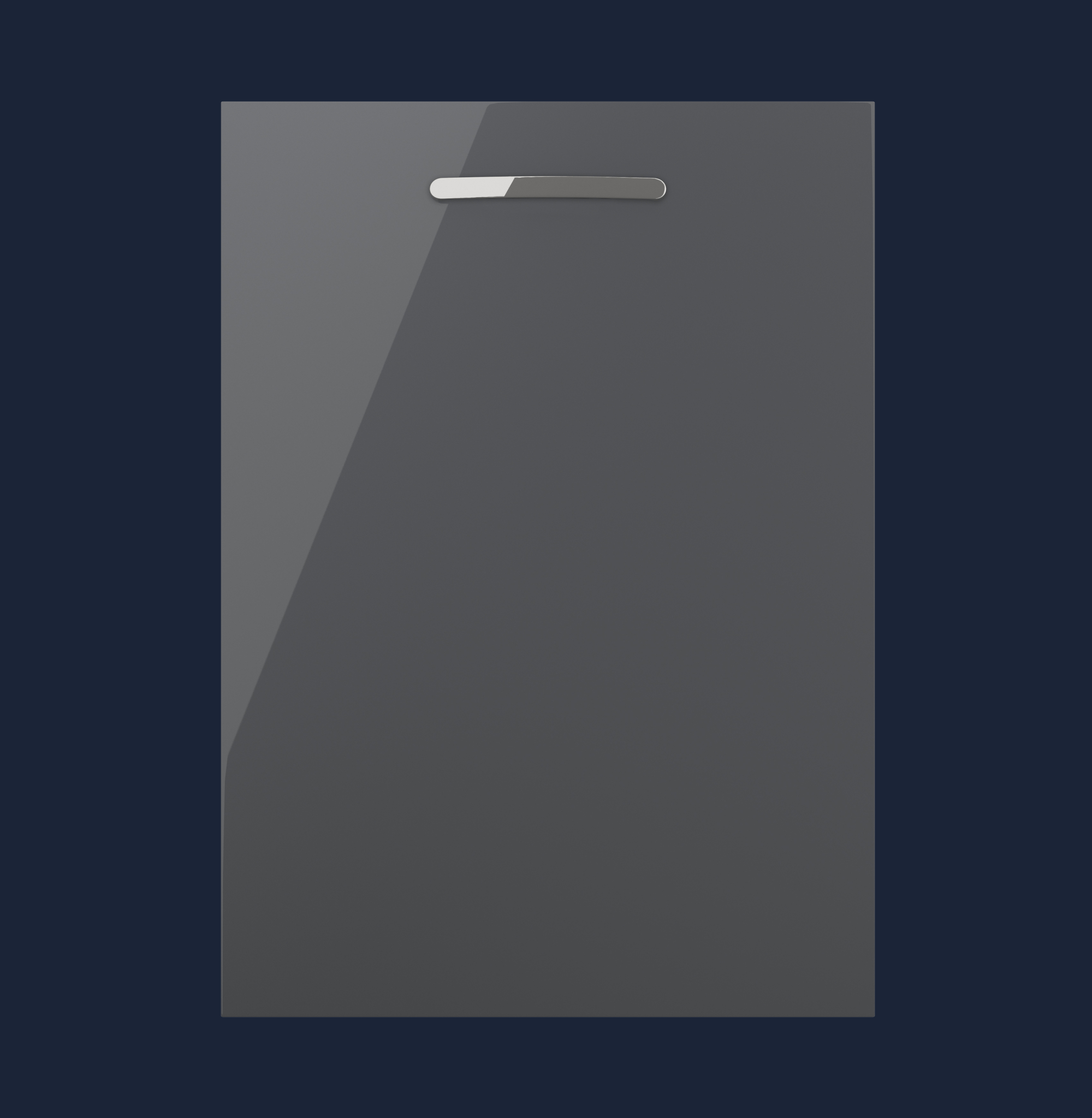 Valencia Anthracite Gloss | Slab Kitchen Doors | Aspin Collins