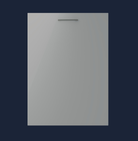 Valencia Drawer Fronts - Dust Grey Gloss - Aspin Collins