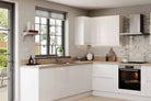 White Gloss | Budget J-Pull Handleless Kitchen Doors | Aspin Collins