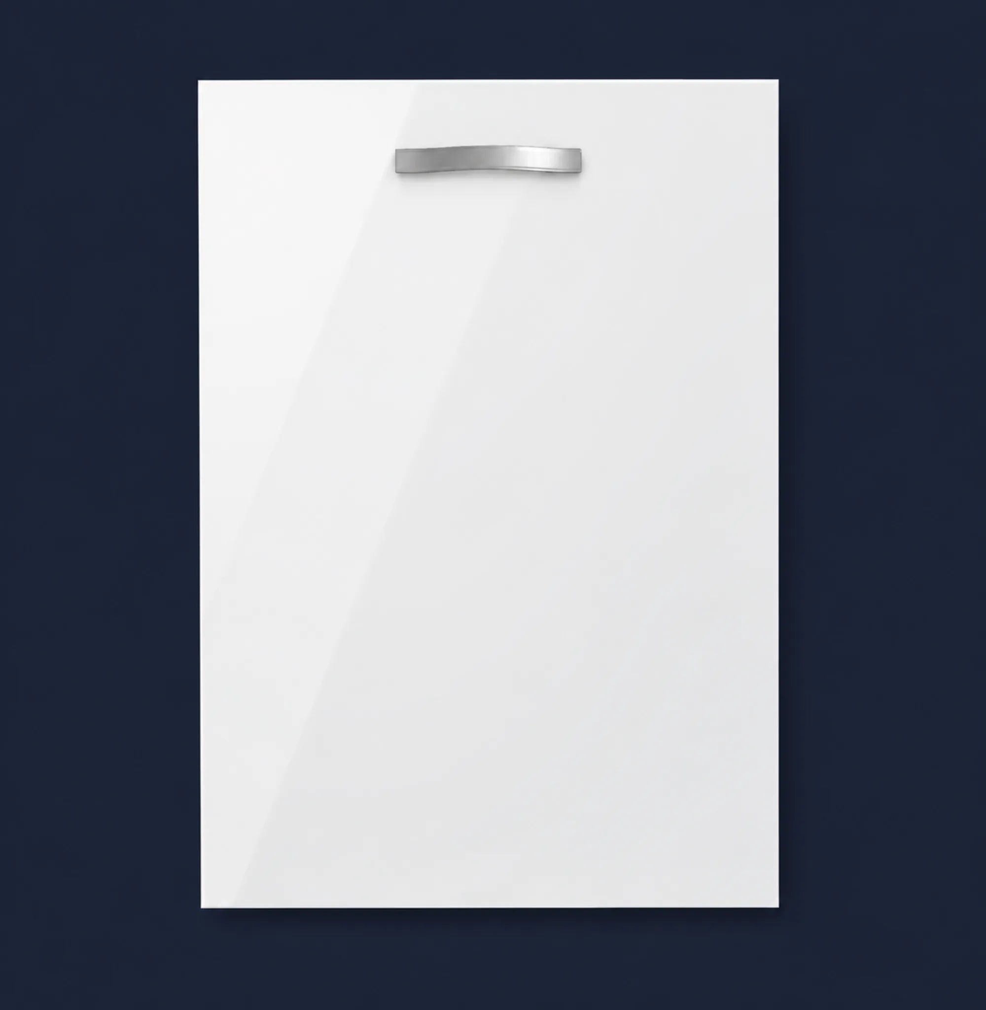 Pre-Drilled Slab Drawer Fronts | White Gloss | Aspin Collins