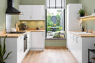 White Gloss | Pre-Drilled Slab Kitchen Doors | Aspin Collins