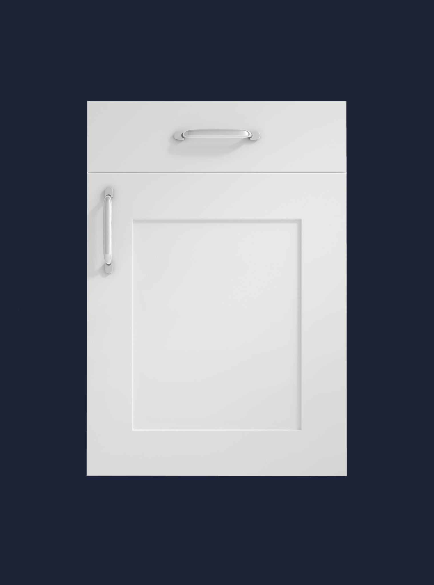 Shaker Kitchen Door - Harrogate Range - White | Aspin Collins