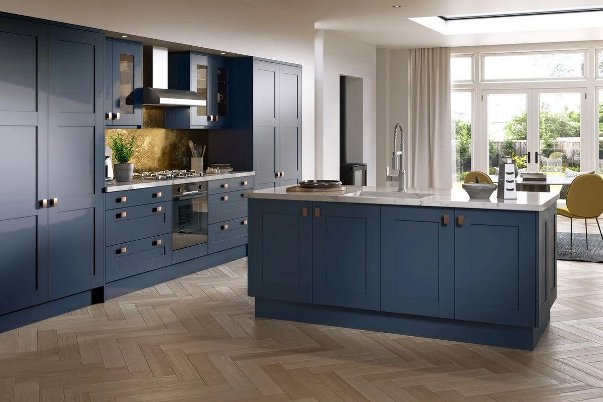 Woodgrain Finishing Components | Navy Blue | Aspin Collins