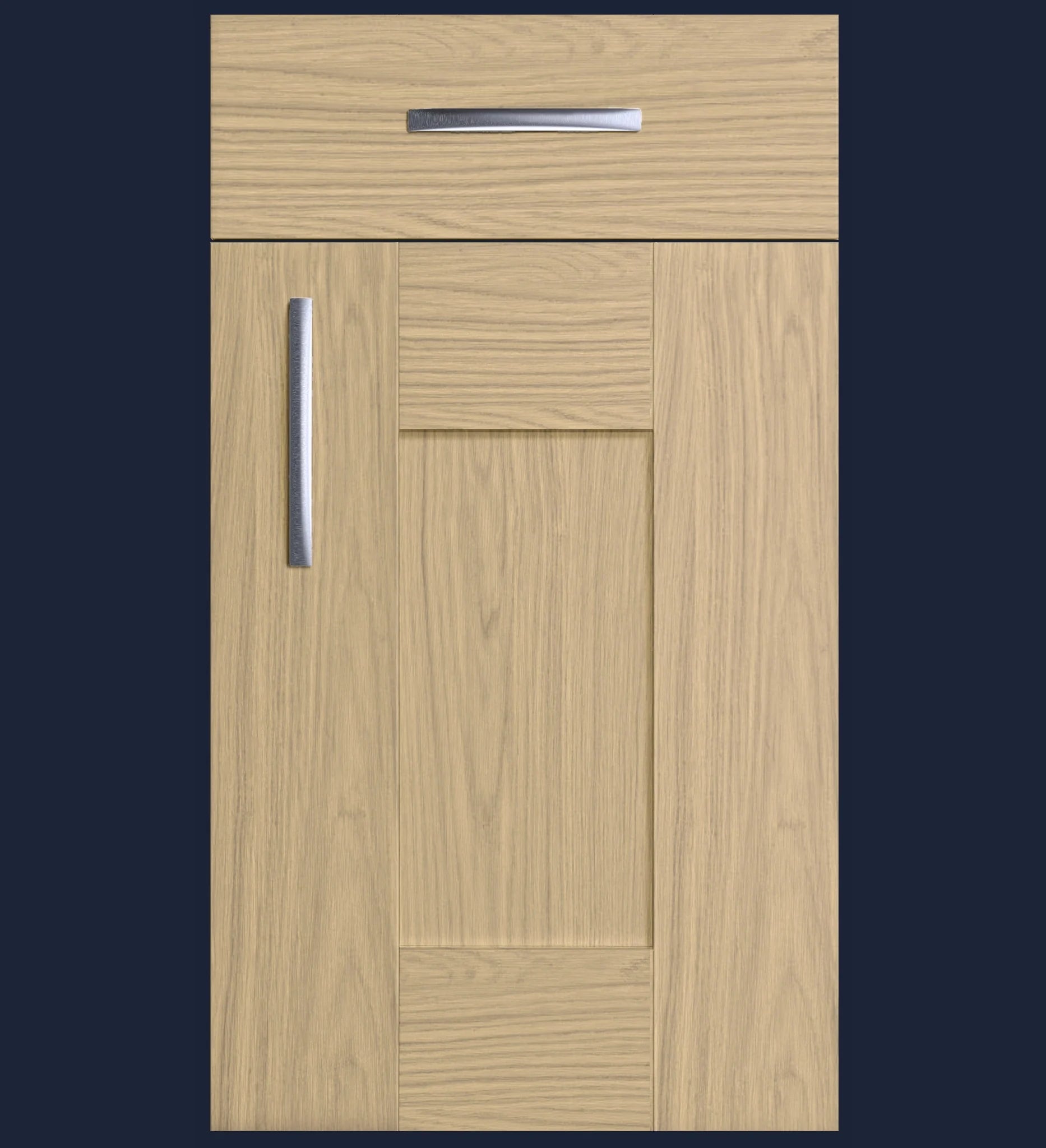 Woodgrain Shaker Drawer Fronts | Casella Oak | Aspin Collins