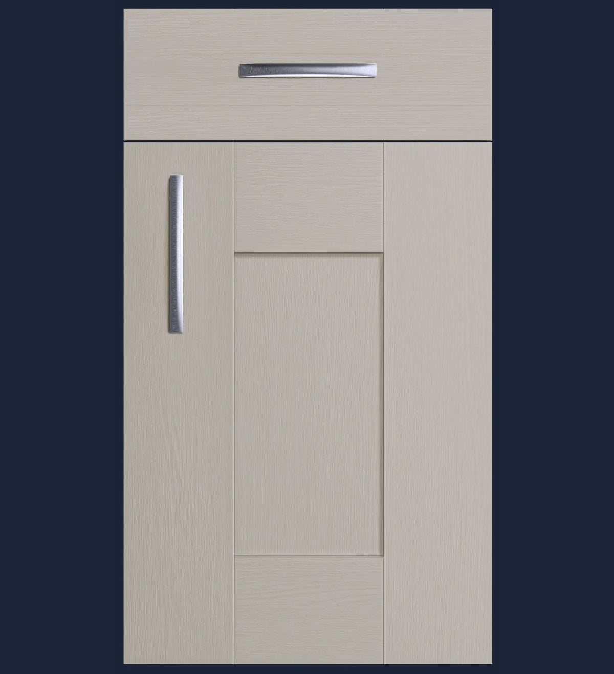 Woodgrain Shaker Drawer Fronts | Mussel | Aspin Collins